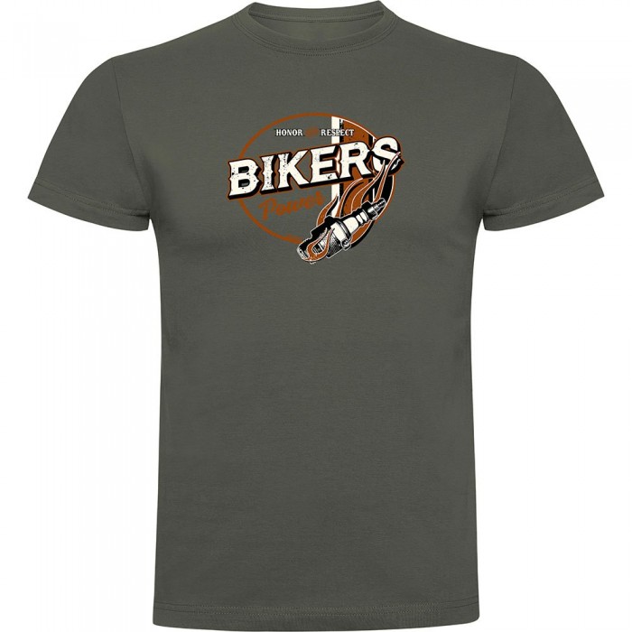 [해외]KRUSKIS Bikers 파워 반팔 티셔츠 9140965632 Dark Army Green