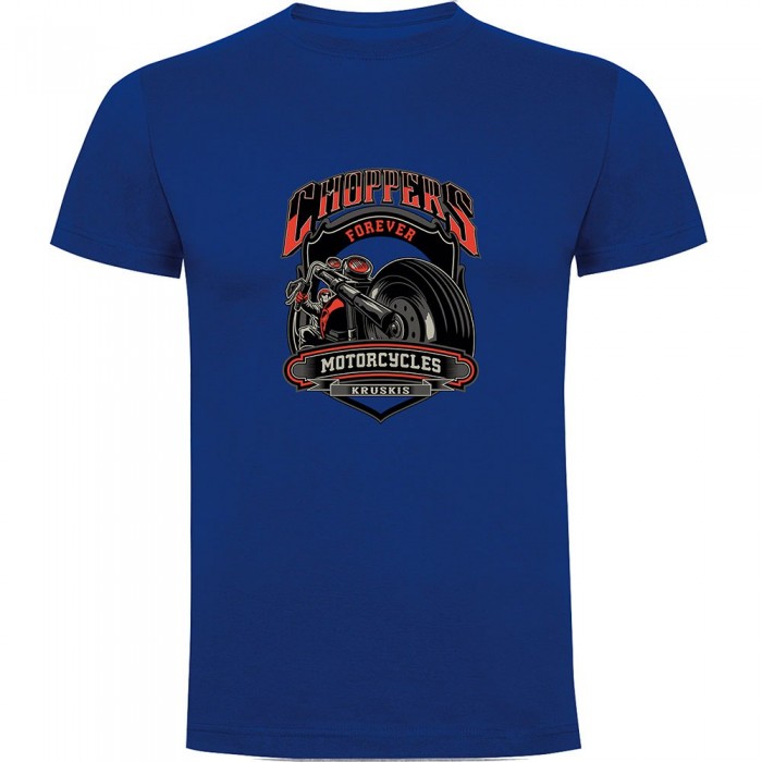 [해외]KRUSKIS 반소매 티셔츠 Choppers Motorcycles 9140965701 Royal Blue