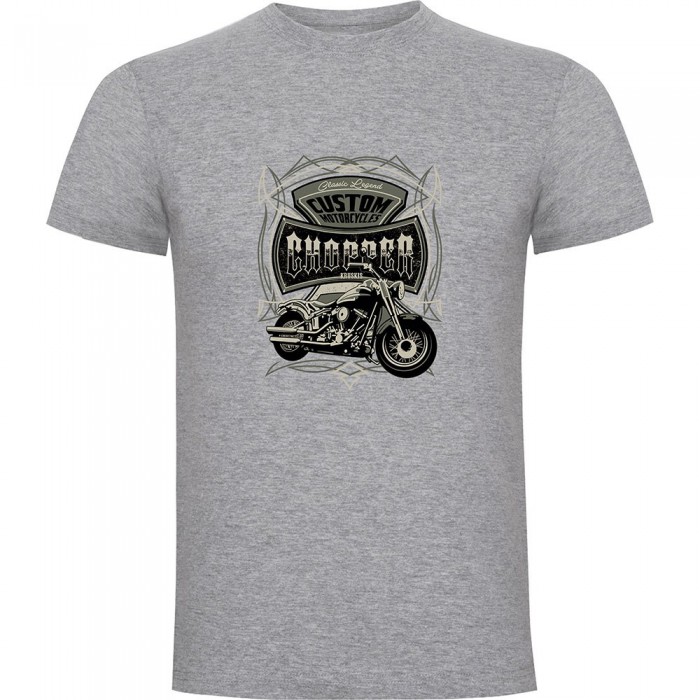 [해외]KRUSKIS Custom Chopper 반팔 티셔츠 9140965811 Heather Grey