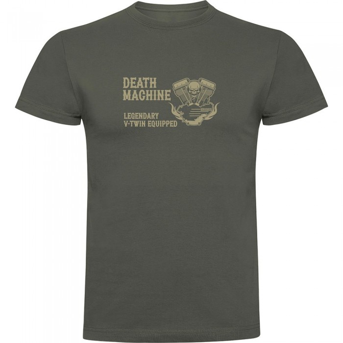 [해외]KRUSKIS Death Machine 반팔 티셔츠 9140965835 Dark Army Green