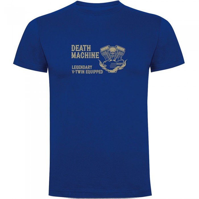 [해외]KRUSKIS Death Machine 반팔 티셔츠 9140965845 Royal Blue