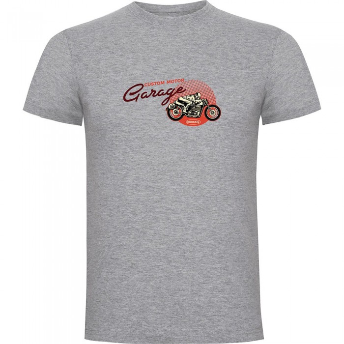 [해외]KRUSKIS Garage 반팔 티셔츠 9140965927 Heather Grey