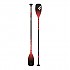[해외]FANATIC 패들 서핑 패들 Carbon 80 Slim Adjustable 6.9´´ 3 섹션 리퍼브 상품 14140966397 Black / Red
