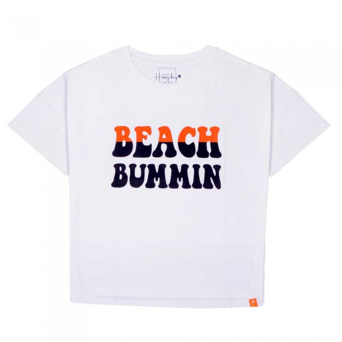 [해외]HAPPY BAY Be a beach bum 반팔 티셔츠 14140949154 Bright White