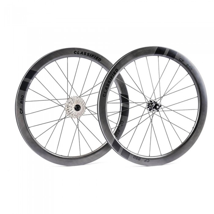 [해외]CLASSIFIED R35 Carbon CL Disc Tubeless 11s 11-32t 도로용 휠 세트 1140969301 Black