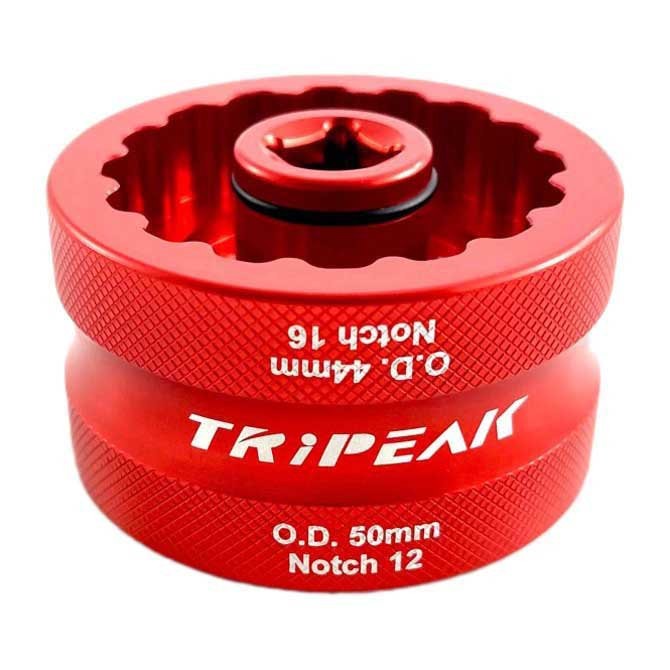 [해외]TRIPEAK 16/12t 44/55 mm 바텀브라켓 렌치 1140910352 Red