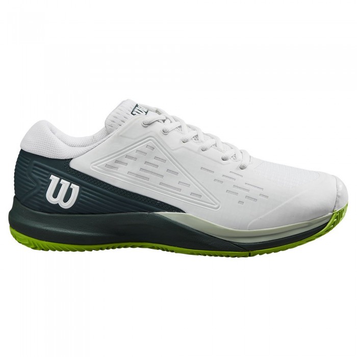 [해외]윌슨 Rush Pro Ace 점토 신발 12140619978 White / Ponderosa Pine / Jasmine Green