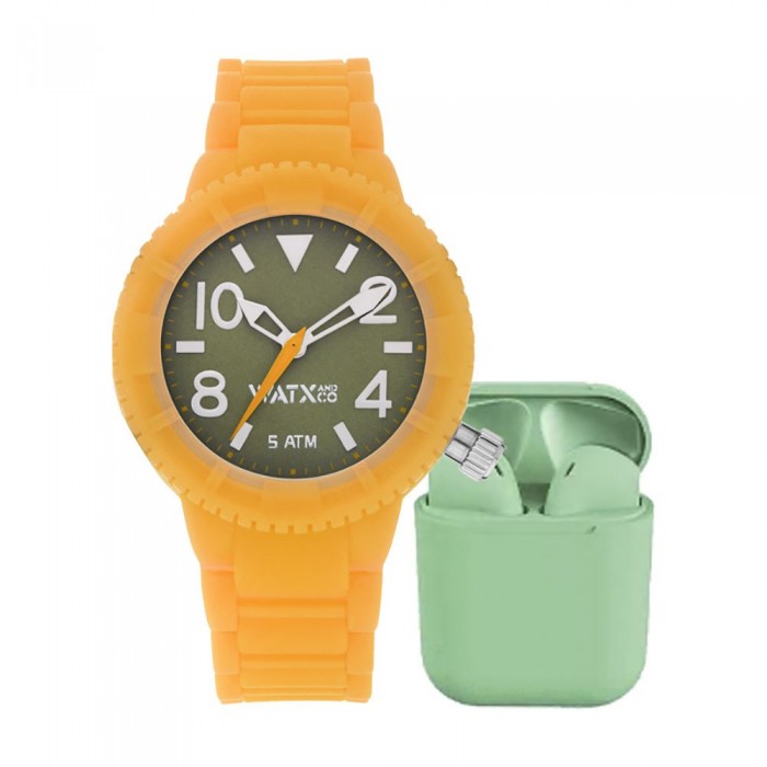 [해외]WATX WAPACKEAR18_M 시계 140999574 Transparent / Orange / Green