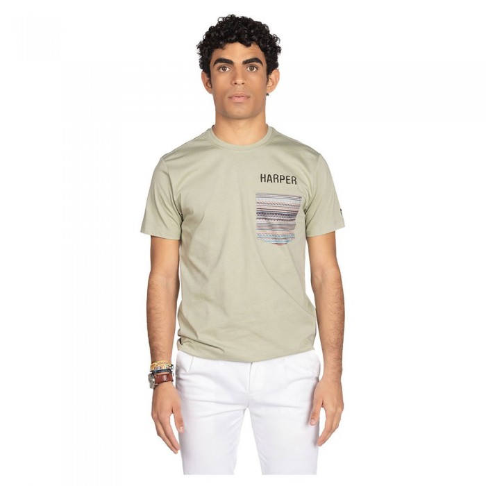 [해외]HARPER & NEYER 반소매 티셔츠 포켓 140986456 Military Light