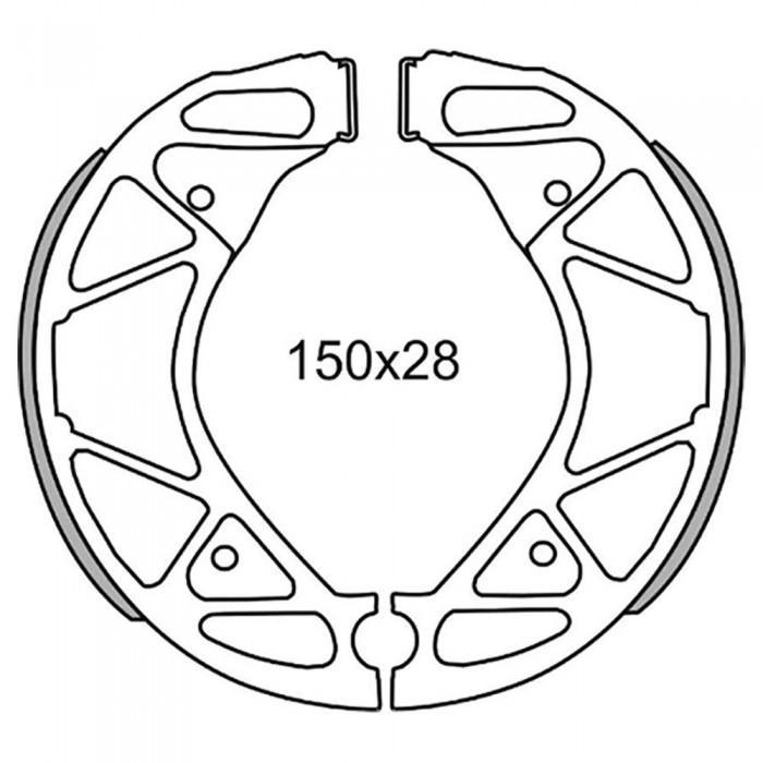 [해외]FERODO FSB967 브레이크 슈 9140986799 Multicolor