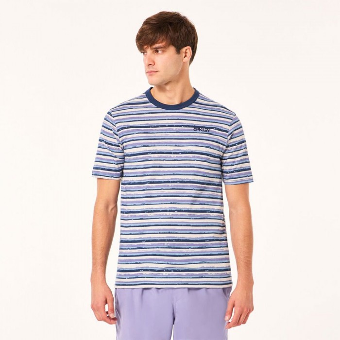 [해외]오클리 APPAREL Blurrred Stripes 반팔 티셔츠 7140222984 Blurred Stripe Mc