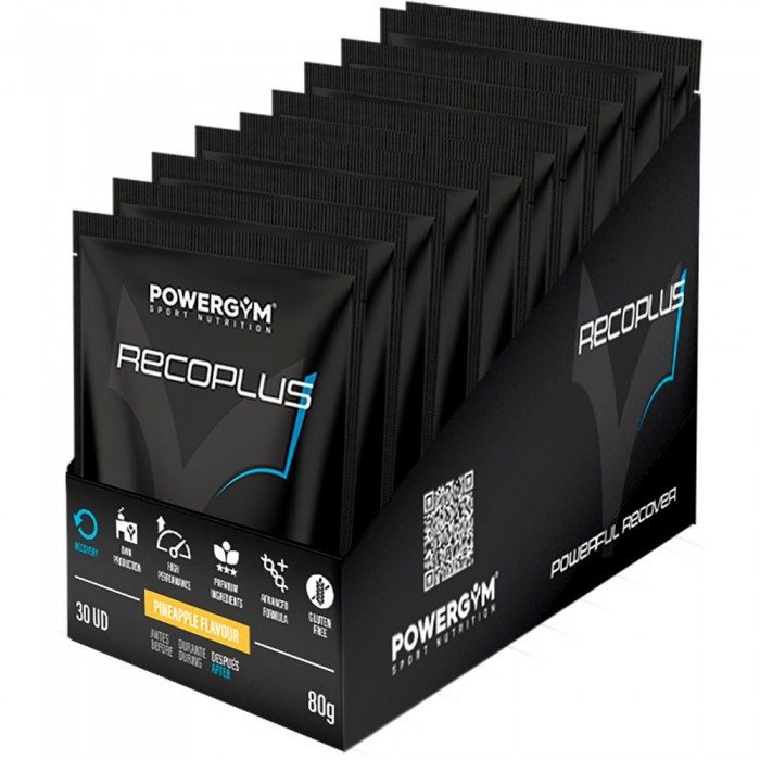 [해외]POWERGYM 회복 모노도즈 박스 Recoplus 80gr 15 단위 파인애플 6140242052 White