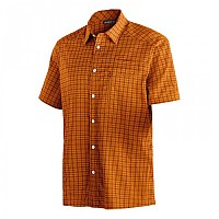 [해외]MAIER SPORTS 반팔 셔츠 Mats S/S 4140687654 Brown / Orange Check
