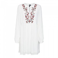 [해외]베로모다 긴팔 짧은 드레스 Mina Emb 140858813 Bright White / Detail Rose Embroidery