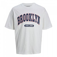 [해외]잭앤존스 반소매 티셔츠 Bradley Varsity 140919985 Bright White / Print Brooklyn