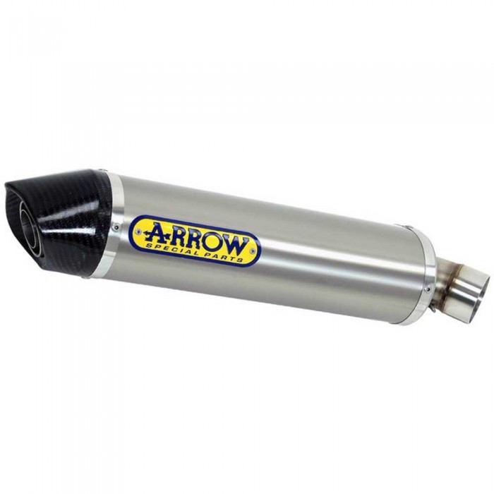 [해외]ARROW Indy Race Titanium With Carbon End Cap Moto Guzzi V 85 TT 850 ´19-23 인증된 머플러 9140448365 Silver