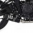 [해외]ARROW Thunder Aluminium Dark With Carbon End Cap Yamaha MT-07 ´21-23 인증된 머플러 9140449199 Black