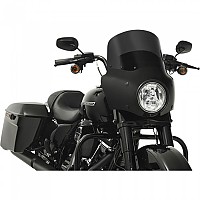 [해외]MEMPHIS 샤드ES 바람막이 유리 Warrior Harley Davidson 로드 King 9140542725 Smoke