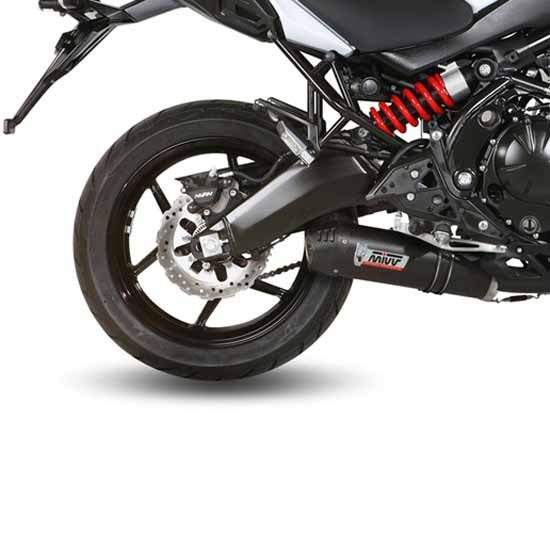 [해외]MIVV Oval Kawasaki VERSYS 650 2015-20 K.041.L3C 인증된 슬립온 머플러 9141007152 Carbon