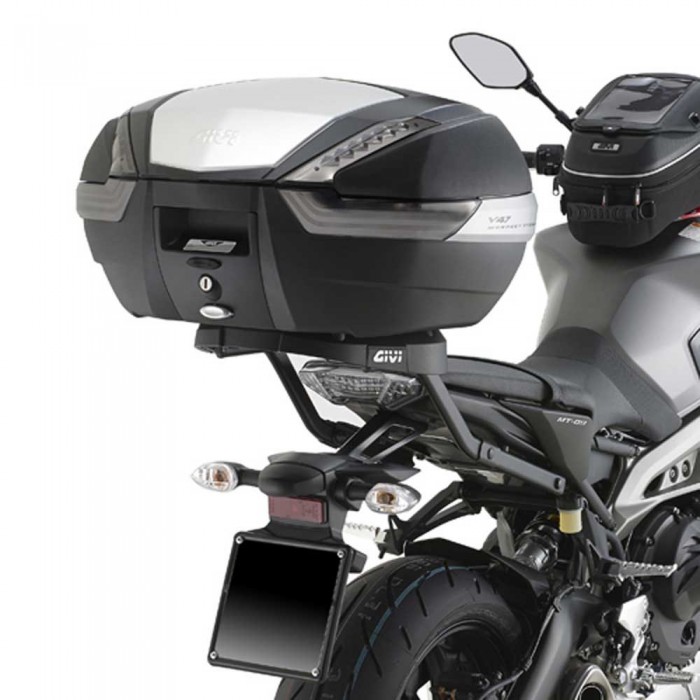 [해외]기비 Monokey/Monolock Yamaha MT-09/XSR900 상단 케이스 후면 장착 9138043910 Black