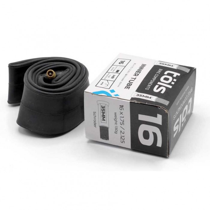 [해외]TOLS Schrader 35 mm 내부 튜브 1137680483 Black