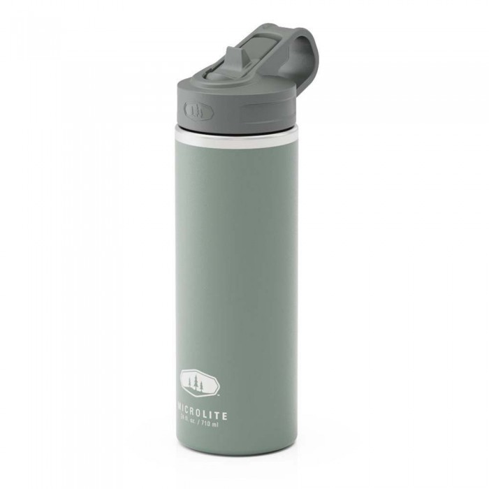 [해외]GSI OUTDOORS Thermo 710ml MicroLite Bottle Straw Top 4139704970 Jade