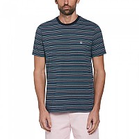 [해외]ORIGINAL PENGUIN 반소매 티셔츠 Coolmax Ao Jacquard Stripe 140959552 Dark Sapphire