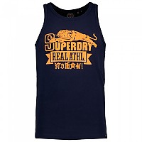 [해외]슈퍼드라이 Track & Field Ath Graphic 민소매 티셔츠 140588820 Blue Navy Marl