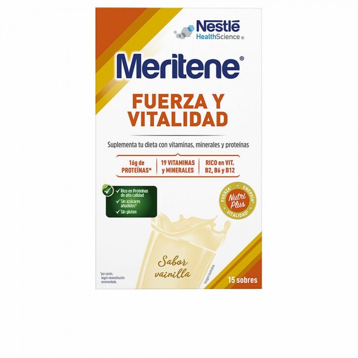 [해외]MERITENE 힘과 활력 건강 보조 식품 바닐라 15x30 gr 3140907811