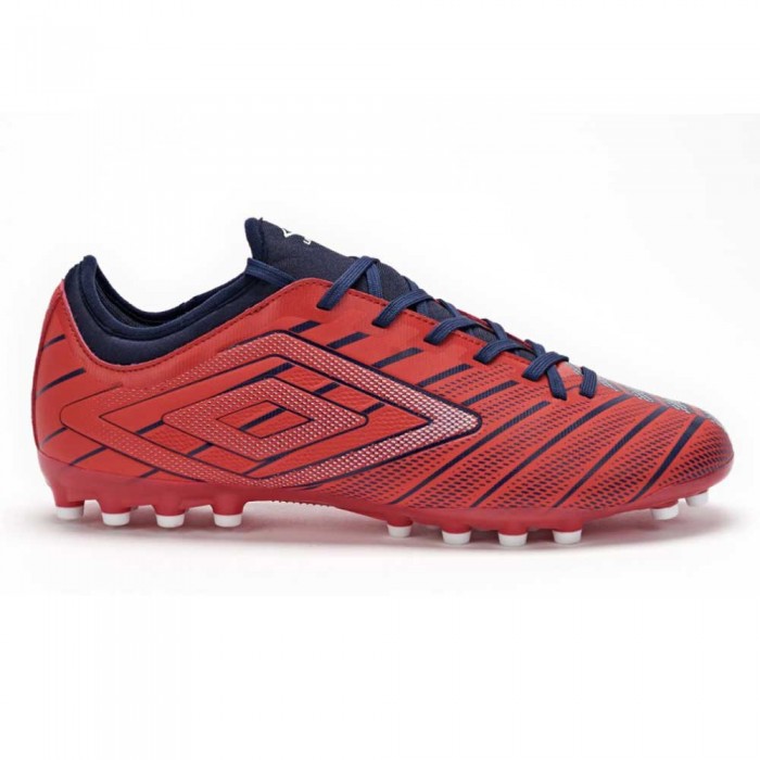 [해외]엄브로 Velocita Elixir League AG 축구화 3140515568 Rococco Red / White / Estate Blue