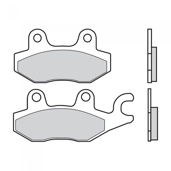 [해외]BREMBO 07071 유기 브레이크 패드 9140880886 Black