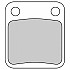 [해외]FERODO 반금속 디스크 브레이크 패드 FDB250P Platinum 9140982009 Multicolor