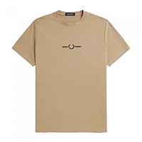 [해외]FRED PERRY 반소매 티셔츠 Embroidered 141015491 Warm Stone Sport
