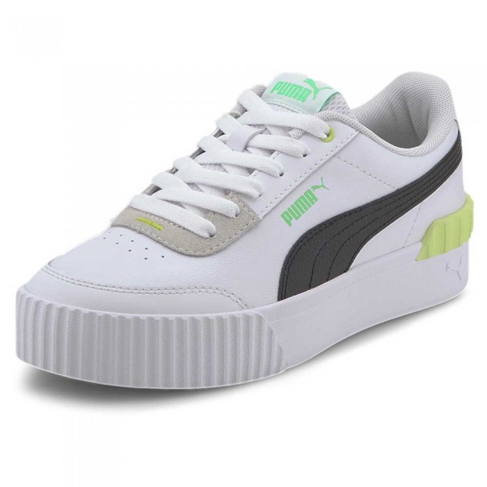 [해외]푸마 Carina Lift 운동화 137609617 Puma Black / Puma White / Sharp Green