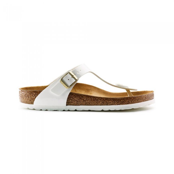 [해외]BIRKENSTOCK Gizeh Birko-Flor 샌들 138226649 White / Brown