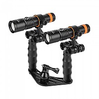 [해외]오르카TORCH D710V Combo Kit Double 물속 등불 10140852104 Black