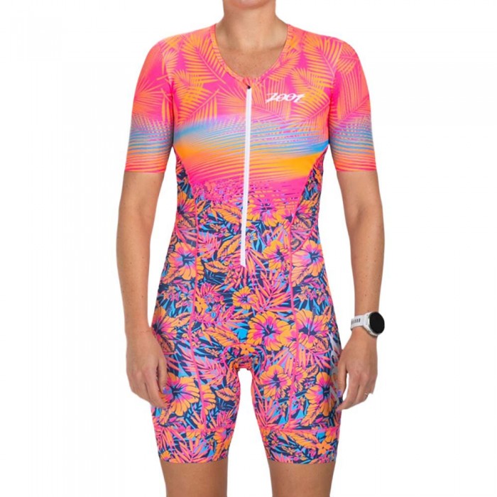 [해외]ZOOT LTD Tri Racesuit 반팔 트라이어슬론 6141044841 Club Aloha