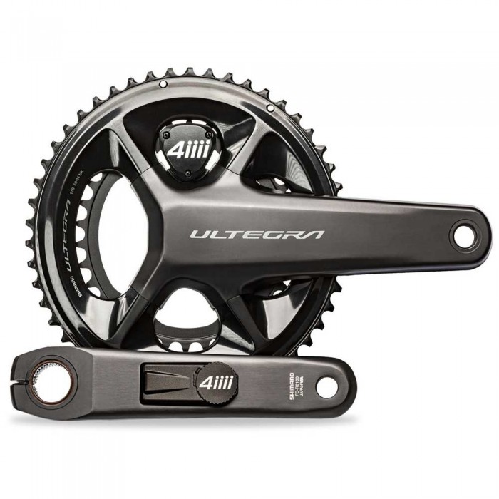 [해외]4iiii Precision 3+ Pro Dual Ultegra FC-R8100 Apple Find My 파워미터가 장착된 크랭크셋 1140910980 Black