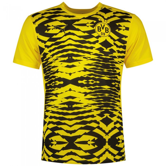 [해외]푸마 BVB Borussia Dortmund 경기용 반팔 티셔츠 3140939556 Faster Yellow / Black