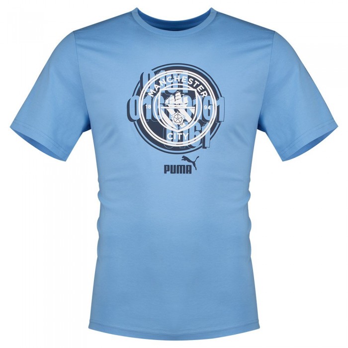 [해외]푸마 반소매 티셔츠 Manchester City FC Culture 3140940181 Team Light Blue