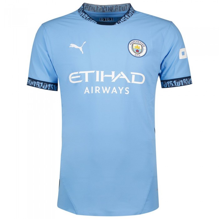 [해외]푸마 Manchester City FC Authentic 홈 유니폼 3140940182 Team Light Blue / Marine Blue