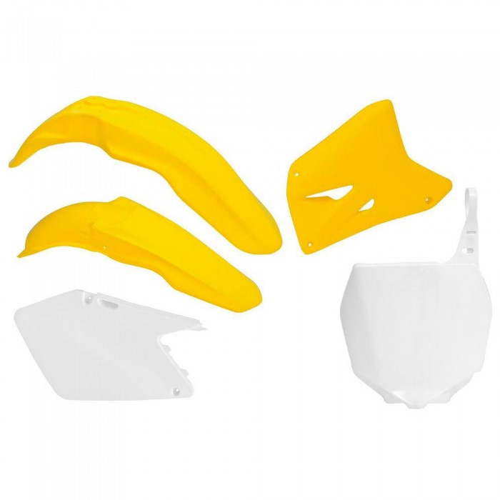 [해외]RTECH Suzuki RM250 2003-2010 R-KITRM0-OEM-502 오토바이 플라스틱 키트 9141066688 Yellow / White