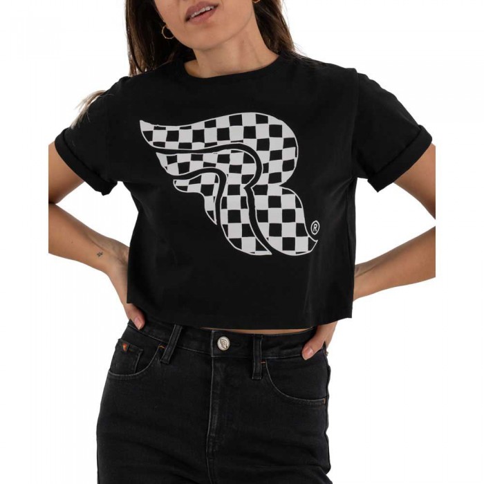 [해외]RIDING CULTURE Checkerboard 반팔 티셔츠 9139975409 Black