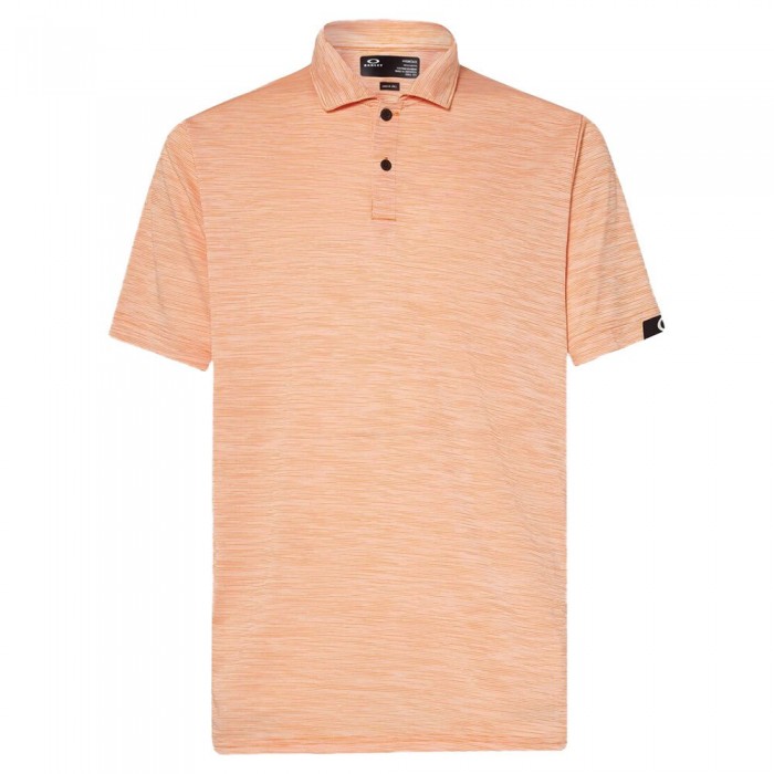 [해외]오클리 APPAREL Gravity Pro 반팔 폴로 셔츠 9139486960 Pastel Orange HTHR