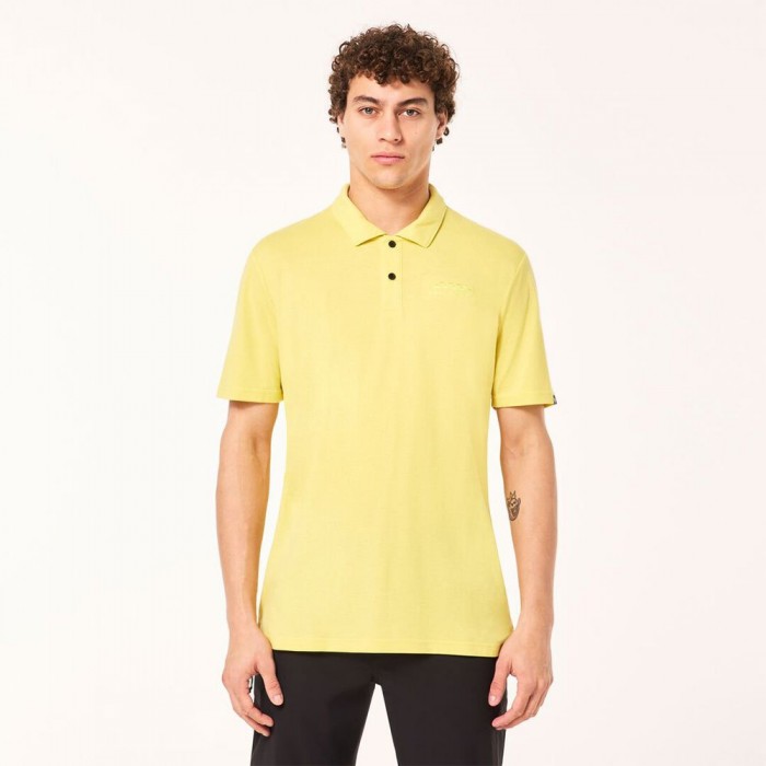 [해외]오클리 APPAREL Transistion OG 반팔 폴로 셔츠 9140223804 Citrus Yellow