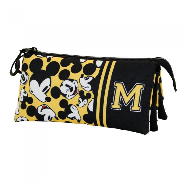 [해외]KARACTERMANIA Eco Triple Mickey Mouse 연필통 14139857075 Yellow