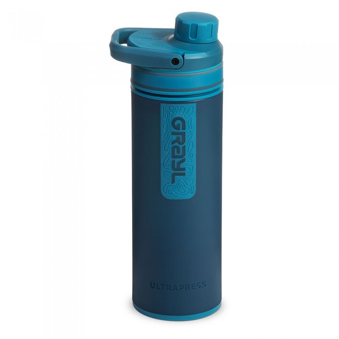 [해외]GRAYL UltraPress 500ml 물 필터 병 4140932067 Forest Blue