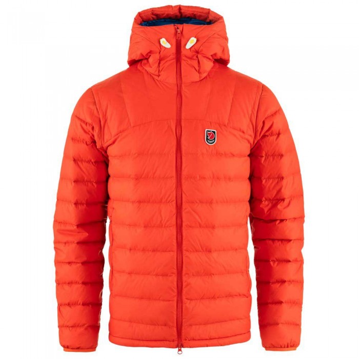 [해외]피엘라벤 Expedition Pack Down 자켓 4141222082 Flame Orange / UN Blue