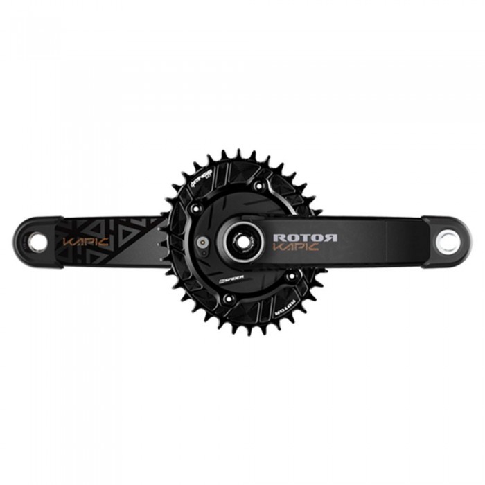 [해외]ROTOR Insipider Kapic CL52 Q34 파워미터가 장착된 크랭크 1140737014 Black