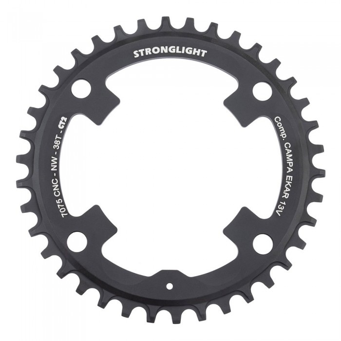 [해외]STRONGLIGHT CT2 4B 123 BCD Campagnoo Ekar 체인링 1140926652 Black